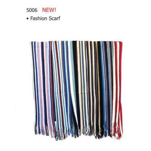 12X 58 Stripe Acrylic Scarf 5 Co Case Pack 24