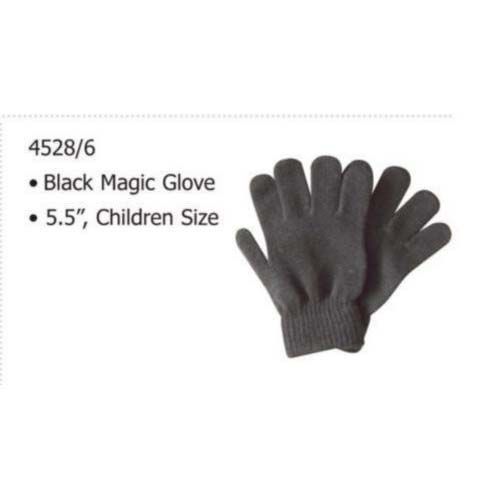 5.5 Childs All Black Magic Glove Case Pack 60