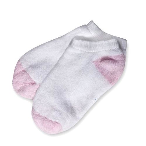 Gildan Girls 6 Pack No Show Irregular Socks Case Pack 180