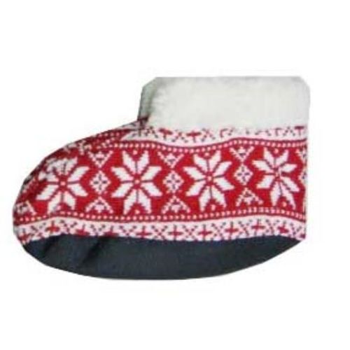 Ladies Home Shoe Sleepers- Red