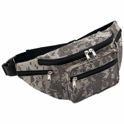 Extreme Pak&trade; Digital Camo Water-Repellent Waist Bag