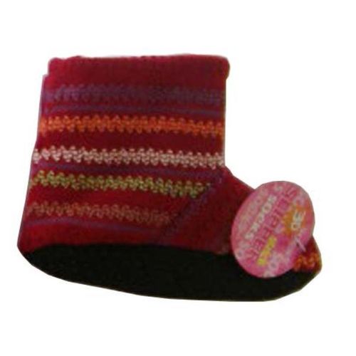 Girls Slipper Boot-Red