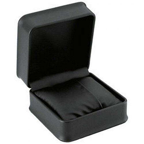 Bracelet and Watch Jewelry Box - Leatherette Black