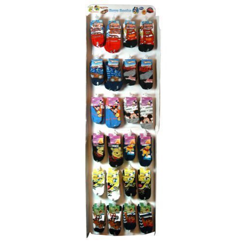 Assorted Boys Licensed Socks In Display Case Pack 120