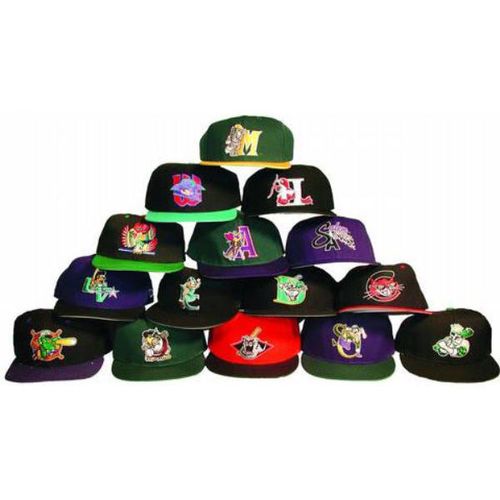 Minor League Fitted Baseball Hat Mix Case Pack 36