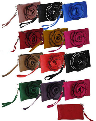 Womans 3D Flower Wristlet Case Pack 24