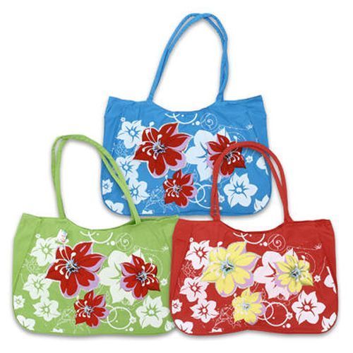 Floral Design Tote Bag 22"" Case Pack 36