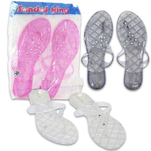 Ladies Sandals with Gems, Size 5-10 5 Assorted Case Pack 48