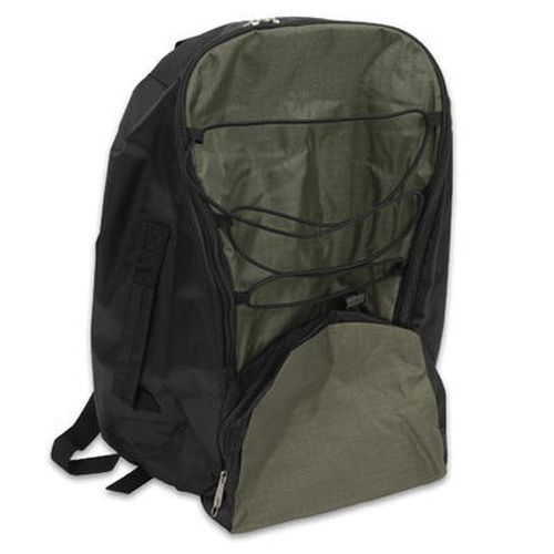 Backpack Green-Black Polynylon 20x14x7"" Case Pack 20