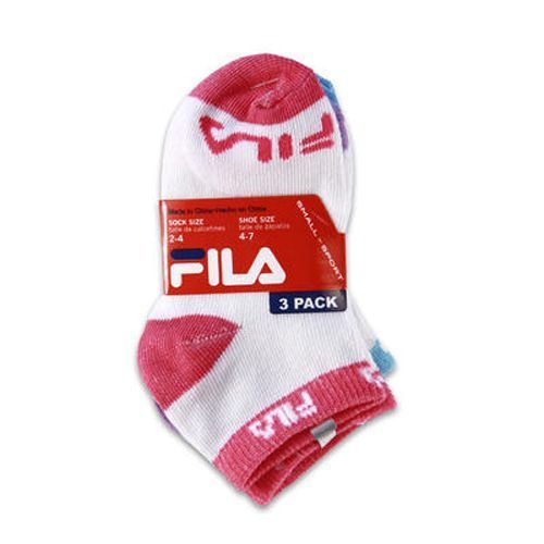 Socks Fila 2-4 3 Pack Girls Assorted Case Pack 60