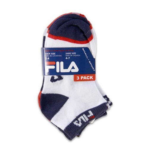 Socks Fila 2-4 3 Pack Boys Assorted Case Pack 60