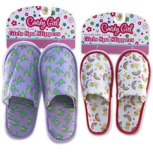 Candy Girl Slippers, Girl's Assorted Case Pack 48