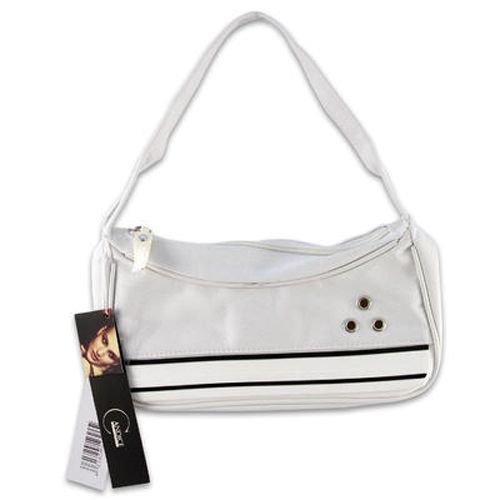 White 2-Tone Nylon Handbag Case Pack 36