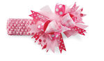 Little Girls Hot Pink Bow Headband