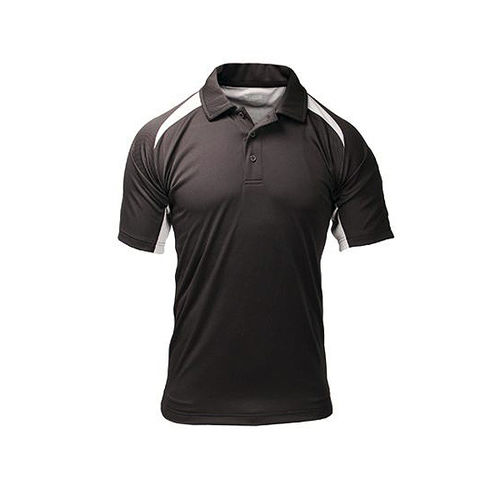 Athletic Polo - Short Sleeve, Black, XLarge