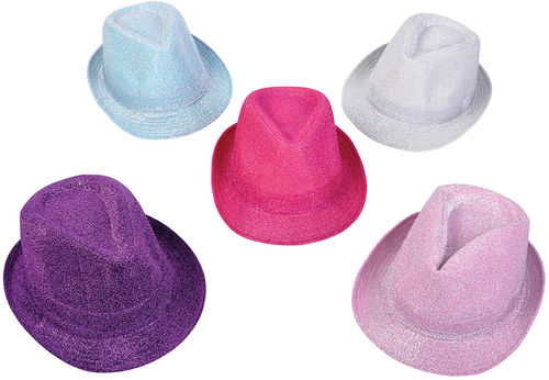 Glitter Fedoras Hats Case Pack 12