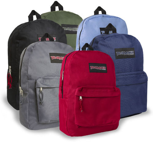 Trailmaker 17 Inch Classic Backpack - 6 Colors Case Pack 24