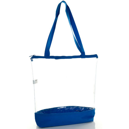 Toppers&#8482; Easy Find Clear Vinyl Tote with Zipper Closure