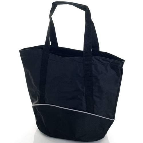 Toppers? Sport Tote with Inside Zipper Pouch - Black