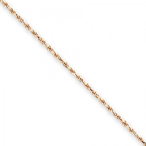 Women'S Anklet in Gold - 14kt Rose - Glossy Polish - Charming