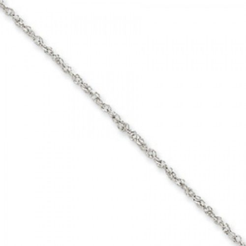 Women'S Anklet in Gold - 14kt White - Polished Finish - Elegant