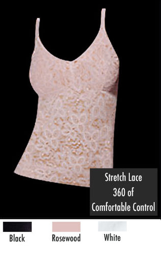 Bali  V-8L12 Lace 'N Smooth Camisole Slimmer