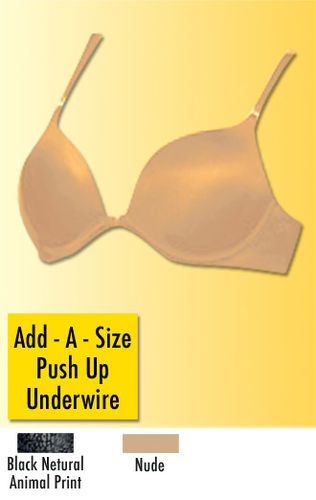 Wonderbra V-7706 Add-A-Size Push Up Underwire