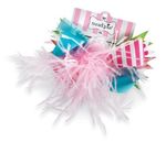 Mud Pie Girls Ostrich Feather Hair Bow