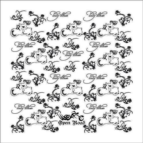 White and BlackLady Biker - All Over Printing Bandana