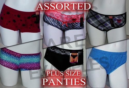 Plus Size Assorted Panties Case Pack 60