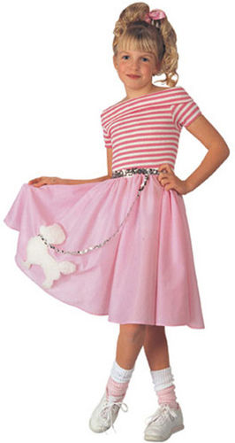 Nifty Fifties Costume Child Medium