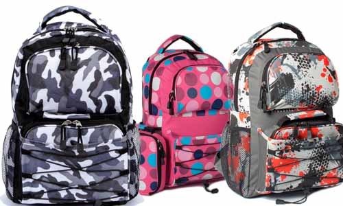 16"" Backpack with Double Front Pockets Case Pack 12