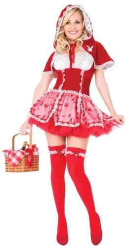 Women's Costume: Playboy Little Red Vixen- Medium