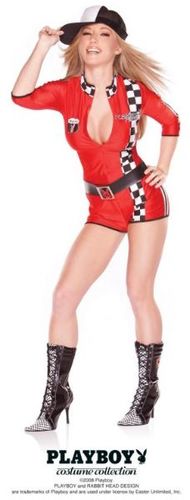 Playboy Racy Racer Women's Costume- Large