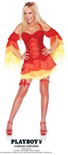 Women's Costume: Playboy Devilishous- Extra Small