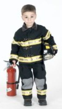 Fire Fighter Black Medium 8 10