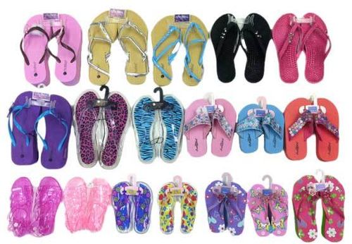 Women's & Girl's Sandal Assortment Case Pack 72