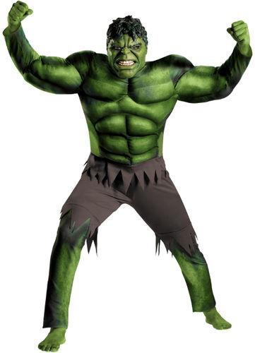 Hulk Avengers Classic Muscle Adult