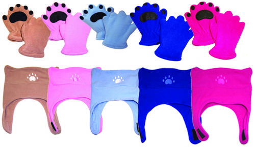 Infant & Toddler Mittens and Chinstrap Hat Asst Case Pack 36