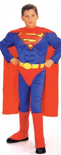 Boy's Costume: Superman Muscle Chest- Medium