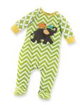 Mud Pie Baby Boys Footed Pajamas Sleeper