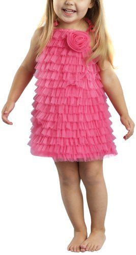 Mud Pie Girls Hot Pink Dress