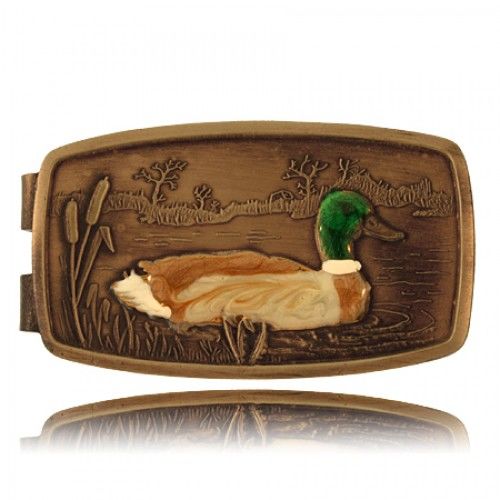 Animals Mallard Duck Mallard Rectangular Money Clip