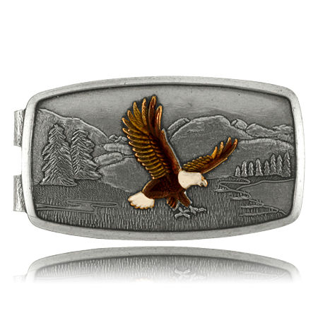 Wings and Things Eagle Rectangular Money Clip