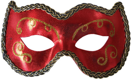 Opera Eye Mask Red Gold