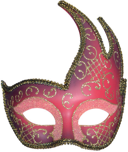 Symphony Mask Red Gold