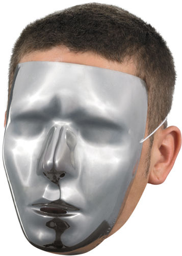 Blank Male Chrome Mask