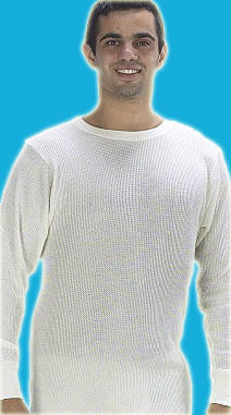 Big Man White Thermal Tops Case Pack 36