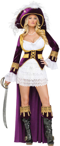 Women's Costume: Caribbean Queen- Plus Size