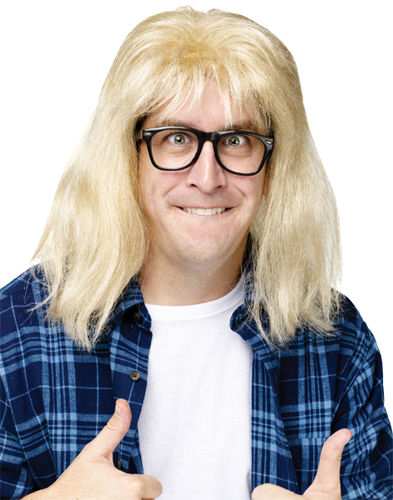 Costume Wig: SNL Garth Algar- Wig/Glasses